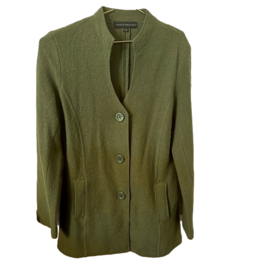 Beautiful Vintage Harve Bernard Wool Jacket Sweater - Women’s Size Small